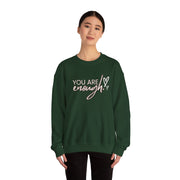 You Are Enough Love Logo And Love Design Unisex Heavy Blend™ Crewneck Sweatshirt