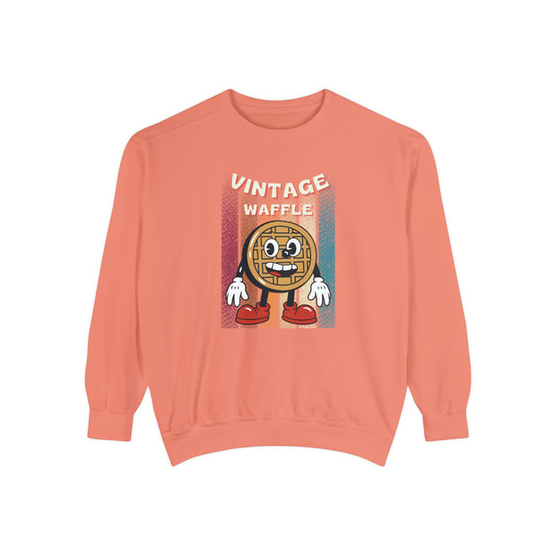 Vintage Wafle Unisex Garment-Dyed Sweatshirt