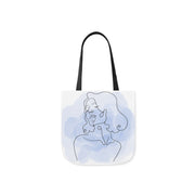 Watercolor Tote Bag Design Polyester Canvas Tote Bag (AOP)