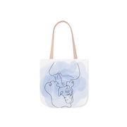 Watercolor Tote Bag Design Polyester Canvas Tote Bag (AOP)