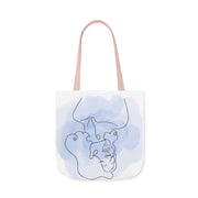 Watercolor Tote Bag Design Polyester Canvas Tote Bag (AOP)