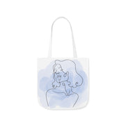 Watercolor Tote Bag Design Polyester Canvas Tote Bag (AOP)