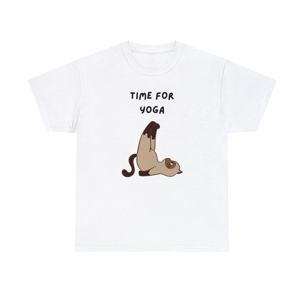 Time For Yoga Fashion For Unisex Unisex Heavy Cotton Tee