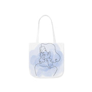 Watercolor Tote Bag Design Polyester Canvas Tote Bag (AOP)