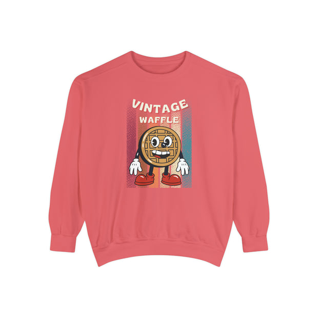 Vintage Wafle Unisex Garment-Dyed Sweatshirt