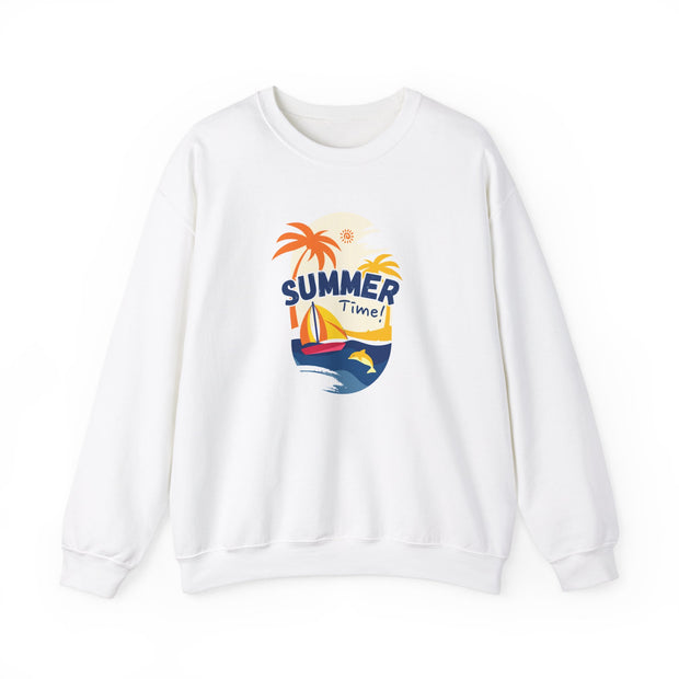 Summer Time Fashion For Female And Male Unisex Heavy Blend™ Crewneck Sweatshirt