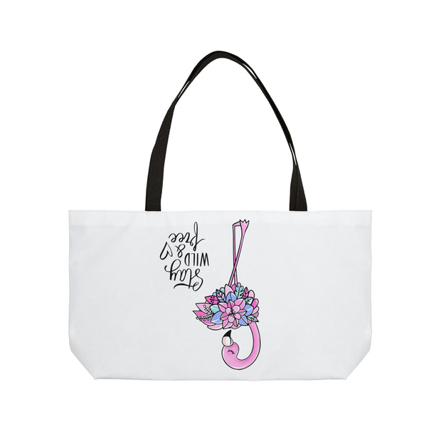 Stay Wild And Free Animal Design Tote Bag Weekender Tote Bag