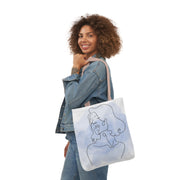 Watercolor Tote Bag Design Polyester Canvas Tote Bag (AOP)