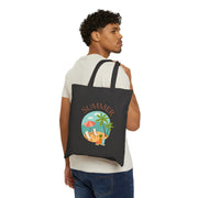 Summer Season Summer Time Cotton Canvas Tote Bag