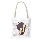 Female Tote Bags Gift For Her Pink Minimalist Woman Tote Bag (AOP)