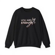 You Are Enough Love Logo And Love Design Unisex Heavy Blend™ Crewneck Sweatshirt