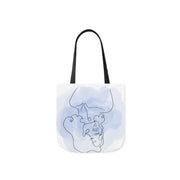 Watercolor Tote Bag Design Polyester Canvas Tote Bag (AOP)