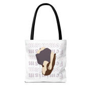 Female Tote Bags Gift For Her Pink Minimalist Woman Tote Bag (AOP)