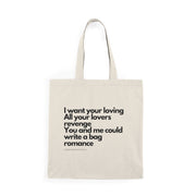 Shopping Bag | Funny tote | A Bag Romance | Reusable bag | original tote bag