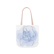 Watercolor Tote Bag Design Polyester Canvas Tote Bag (AOP)