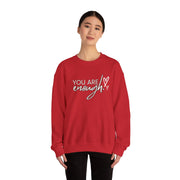 You Are Enough Love Logo And Love Design Unisex Heavy Blend™ Crewneck Sweatshirt