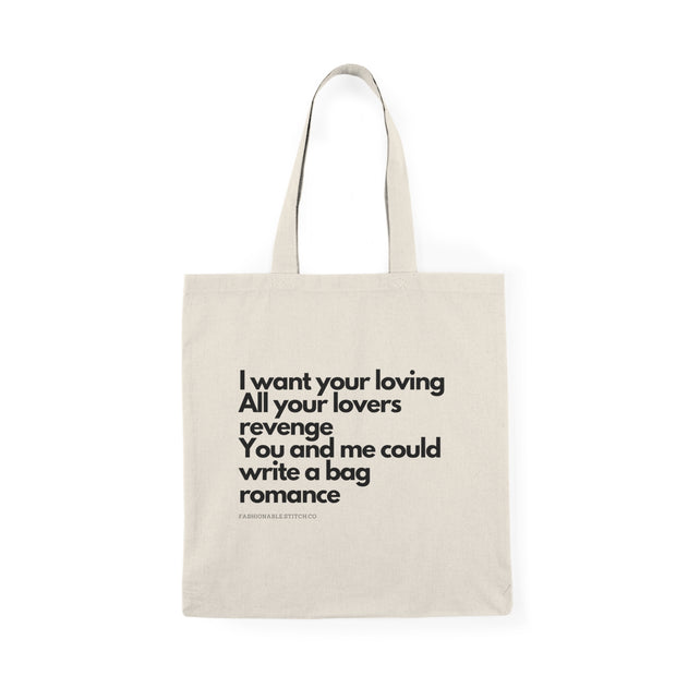 Shopping Bag | Funny tote | A Bag Romance | Reusable bag | original tote bag