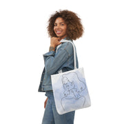 Watercolor Tote Bag Design Polyester Canvas Tote Bag (AOP)