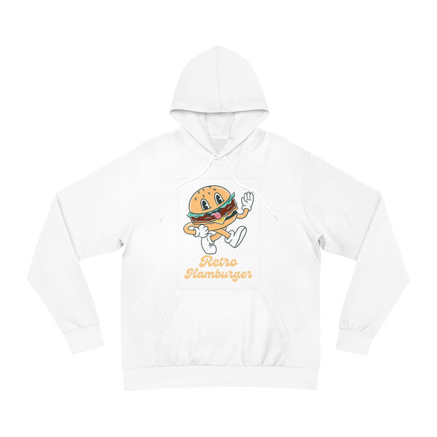 Retro Hamburger Fashion Hoodie (AOP)