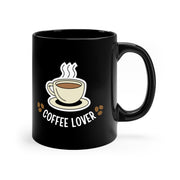 Coffee Lover 11oz Black Mug