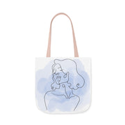 Watercolor Tote Bag Design Polyester Canvas Tote Bag (AOP)