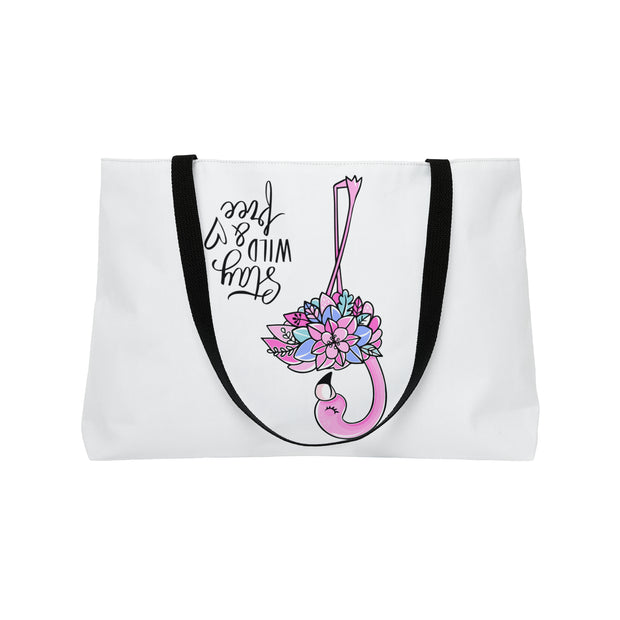 Stay Wild And Free Animal Design Tote Bag Weekender Tote Bag