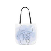 Watercolor Tote Bag Design Polyester Canvas Tote Bag (AOP)