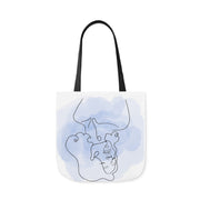 Watercolor Tote Bag Design Polyester Canvas Tote Bag (AOP)