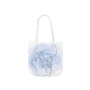 Watercolor Tote Bag Design Polyester Canvas Tote Bag (AOP)