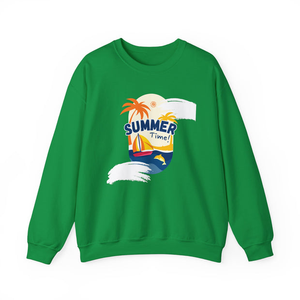 Summer Time Fashion For Female And Male Unisex Heavy Blend™ Crewneck Sweatshirt