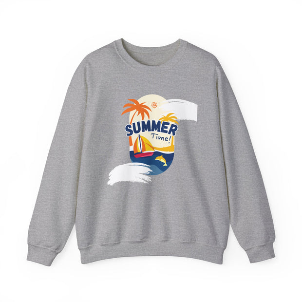 Summer Time Fashion For Female And Male Unisex Heavy Blend™ Crewneck Sweatshirt