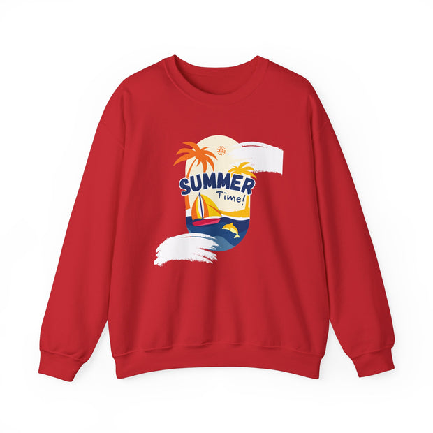 Summer Time Fashion For Female And Male Unisex Heavy Blend™ Crewneck Sweatshirt