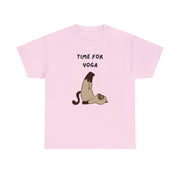 Time For Yoga Fashion For Unisex Unisex Heavy Cotton Tee