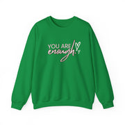 You Are Enough Love Logo And Love Design Unisex Heavy Blend™ Crewneck Sweatshirt