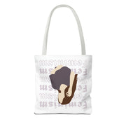 Female Tote Bags Gift For Her Pink Minimalist Woman Tote Bag (AOP)