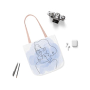 Watercolor Tote Bag Design Polyester Canvas Tote Bag (AOP)